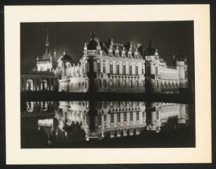 Schloss, Chantilly: Ansicht von Nordosten