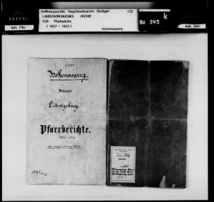 Hohenasperg (Garnisonspfarrei): Pfarrberichte und Pfarrbeschreibung