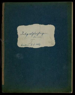 Integralgleichungen : (Theorie n[ach] Schmidt), I ; Vorlesungsmitschrift