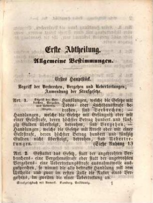 Das Strafgesetzbuch für das Königreich Bayern : mit genauen alphabetischen und systematischen Registern nebst kurzen ergänzenden Anmerkungen aus dem Einführungsgesetz zum Strafgesetzbuch und einem Anhange der vorzüglichster Gesetze strafrechtlichen Inhalts ...