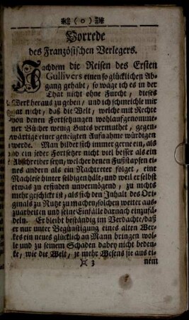 Vorrede des Französischen Verlegers.