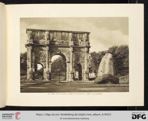 15. ROMA. Arco di Constantino. / ROME. Arch of Constantino / ROME. Arc de Constantino