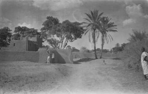 Lehmbauten : Lehmbauten, vermutlich in Kano.