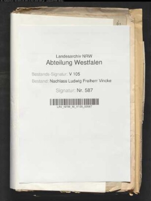 Beteiligungen Vinckes an der Elberfelder Vaterländischen Feuer- und Lebensversicherung
