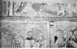 Südwand, Unteres Register, Jesus und die Ehebrecherin