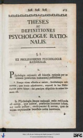Psychologia Rationalis.