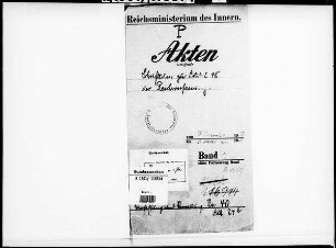 Gesetz zur Ausführung des Artikels 48 der Reichsverfassung: Bd. 1