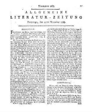 Kratter, F.: Gespräch von Liebe und häuslicher Glückseligkeit. Wien: Weimar 1785