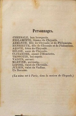 Les femmes savantes : [comédie en cinq actes]