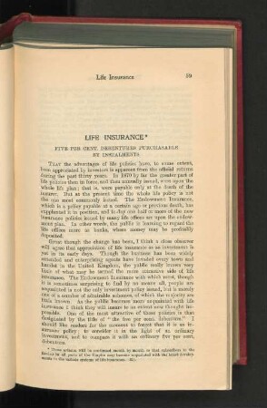 Life Insurance.