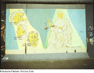 Justitia : Justitia. Bild 61 der East Side Gallery