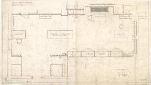 Fischer, Theodor; München - Westend, Bergmannstr.; Ledigenheim - Büro (Grundriss)