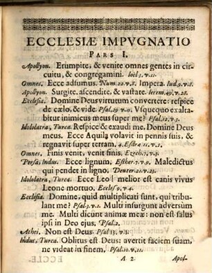 Triumphus Ecclesiae : [Periocha]