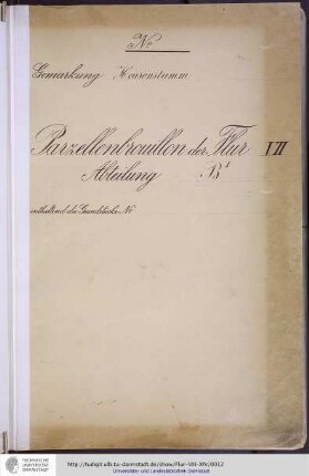 No. 3 Gemarkung Heusenstamm, Flur VII, Abteilung BI