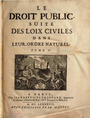 Les loix civiles dans leur ordre naturel, 5