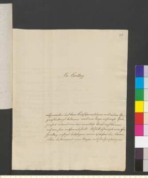 Brief von Börner, Carl Gustav an Goethe, Johann Wolfgang von