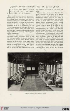 50: Japanese art and artists of to-day, [2] : Ceramic Artists