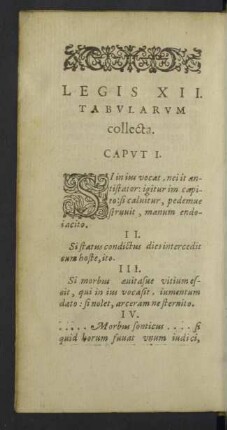 Legis XII. Tabularum collecta.