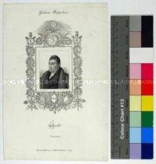 Porträt des französischen Generals und Politikers Marie-Joseph du Motier Marquis de Lafayette