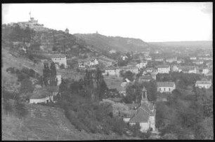 Niederlößnitz. Blick auf Radebeul
