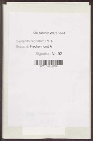 Preuß. Verordnungen über Portofreiheit, Stempelpapier und Stempelgebühren u.a. für Kirchspiele Ennigerloh und Ostenfelde
