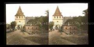 Stadttor mit Passanten, Schaffhausen
