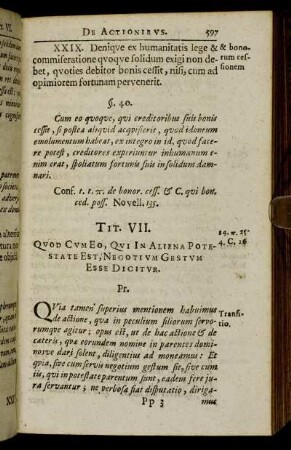 Tit. VII. - Tit. XIII.