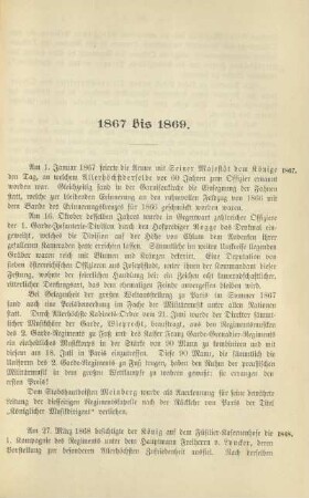 1867 bis 1869