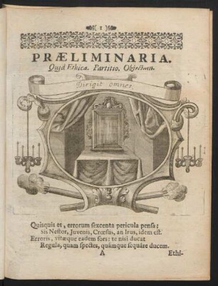 Morum Philosophiae Pars Prima Ethica