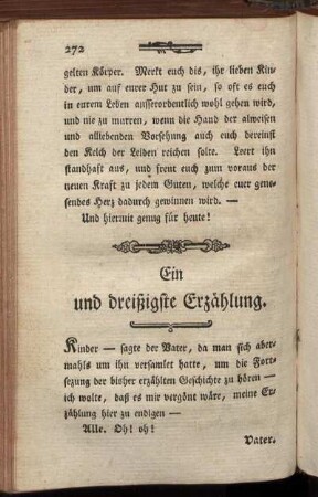 Ein und dreißigste Erzählung.
