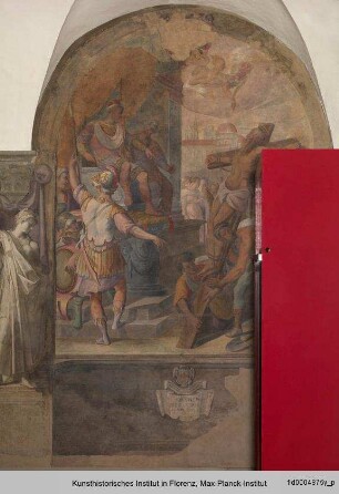Zyklus mit Martyrien der Apostel und Tugendallegorien : Martyrium des Heiligen Simon
