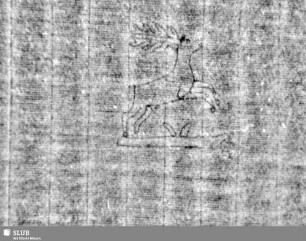 Hirsch (springend) = Nachsatzblatt