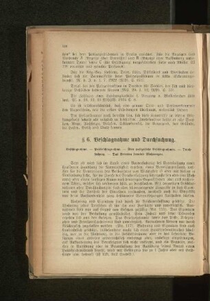§ 6. Beschlagnahme und Durchsuchung.