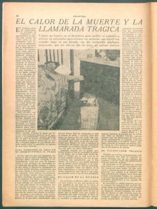 El calor de la muerte y la llamarada trágica