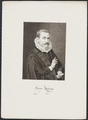 Icones Professorum Marpurgensium — Bildnis des Hermann Kirchner (1562-1620)