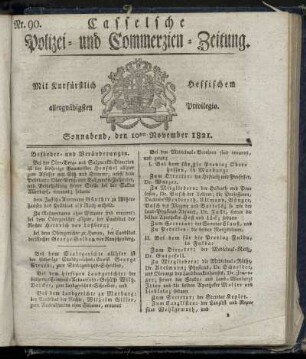 Nr. 90, Sonnabend den 10ten November. 1821