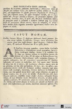 Caput nonum