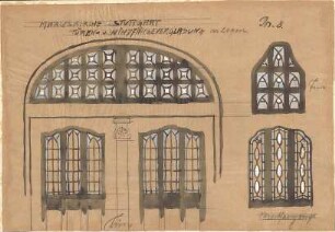 Dolmetsch, Heinrich; Stuttgart; Markuskirche - Fensterverglasungen (Ansicht)