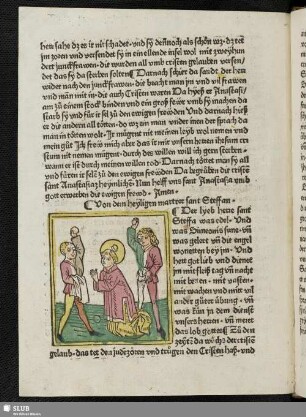 Von dem heyligen martrer sant Steffan