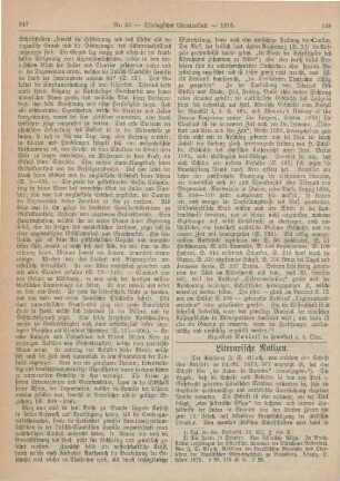 548-552 Literarische Notizen