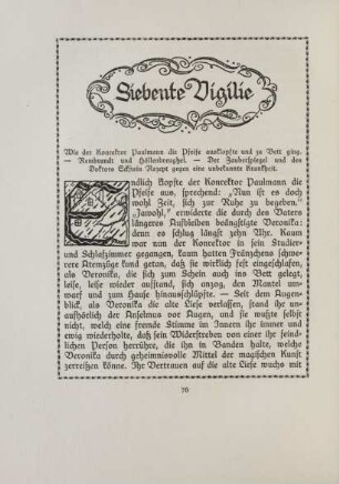 Siebente Vigilie