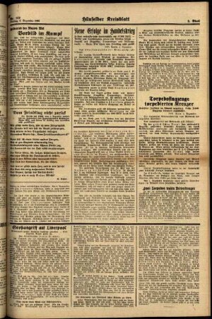 Zweite Ausgabe vom Freitag, den 06. Dezember 1940.