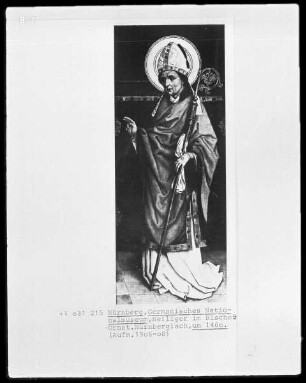Katharinenaltar? — Heiliger Adelphus von Metz