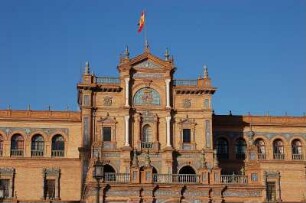 Sevilla - Palacio de Espana : Palacio de Espana am gleichnamigen Platz, heute Museum, aufgenommen 2007 in Sevilla