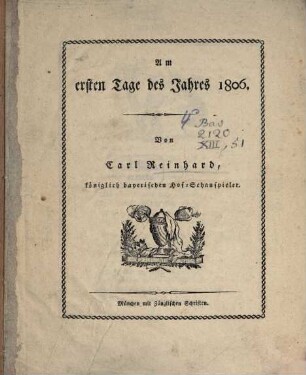 Am ersten Tage des Jahres 1806