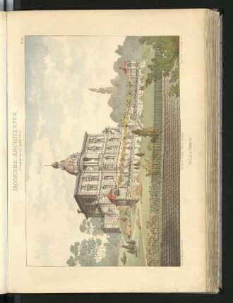 Villa in Zürich. Prof. F. Bluntschli, Architekt