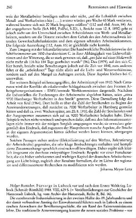 Boettcher, Holger :: Fürsorge in Lübeck vor und nach dem Ersten Weltkrieg, (Veröffentlichungen zur Geschichte der Hansestadt Lübeck, Reihe B, 16) : Lübeck, Schmidt-Römhild, 1988