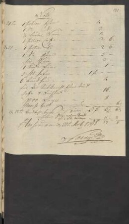 Nota ... 1793 ...