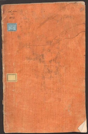 Benediktinerabtei Metten, Alphabetischer Katalog der Inkunabeln und Frühdrucke, 1792 - BSB Cbm Cat. 427- BSB Cbm Cat. 427