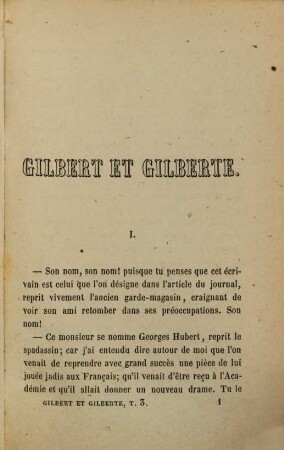 Gilbert et Gilberte. 3